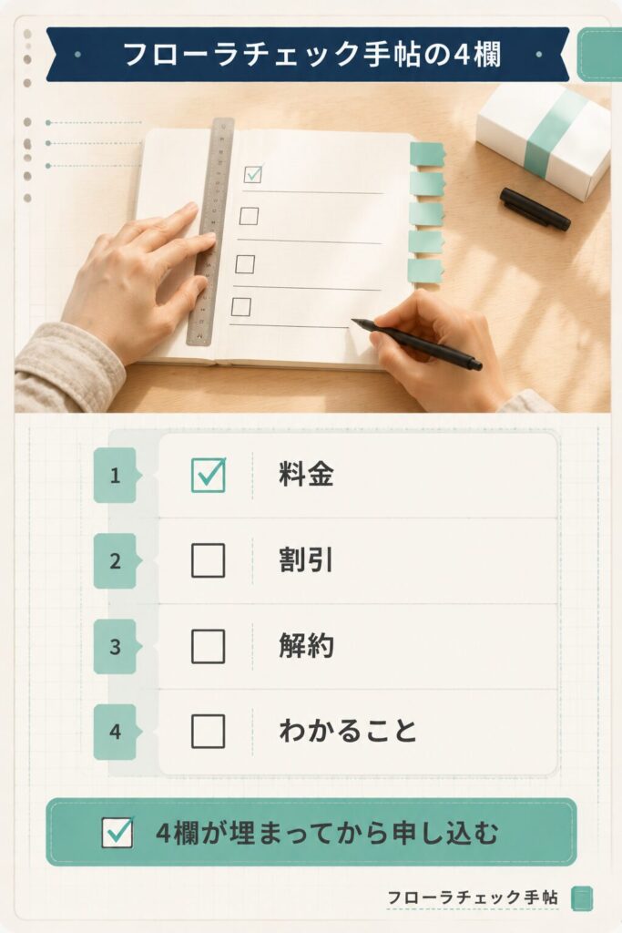 ニュートリゲノミクスの料金・割引・解約・わかること4欄の図解